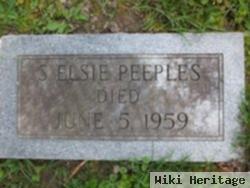 S Elsie Peeples