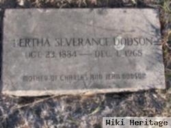 Bertha Severance Dodson