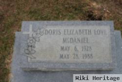 Doris Elizabeth Love Mcdaniel