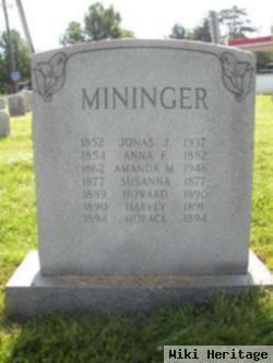 Anna F Mininger