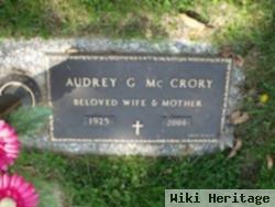 Audrey Gail Hall Mccrory