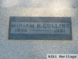 Miriam Kathryn Riddels Collins