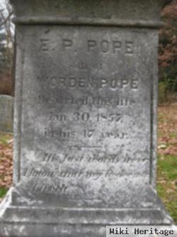 Edmund Pendleton Pope