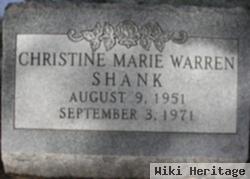 Christine Marie Warren Shank