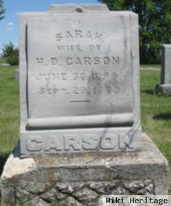 Sarah Flick Carson