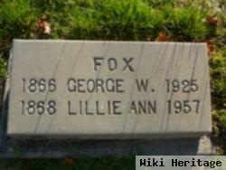 Lillie Ann Graves Fox