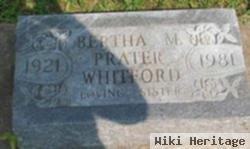 Bertha M Prater Whitford