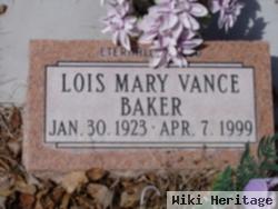 Lois Mary Vance Baker