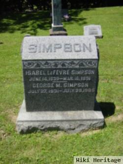 Isabel Lefevre Simpson