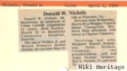 Donald W. Nickels