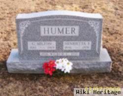 G Milton Humer