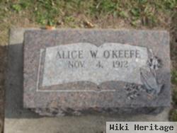 Alice W Watkins O'keefe