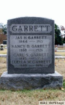 Nancy Delia "nannie" Smith Garrett