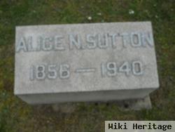 Alice N Wilkins Sutton