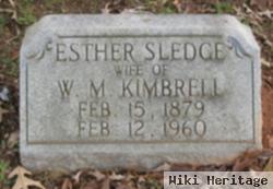 Esther Sledge Kimbrell