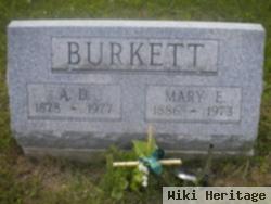 Mary Ellen Whitaker Burkett