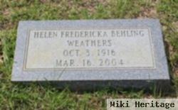 Helen Frederica Behling Weathers