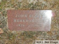 John Elmer Burkhart, Iii