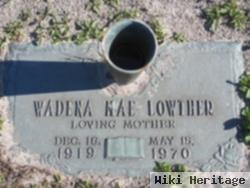 Wadena Mae Lowther