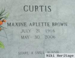 Maxine Arlette Brown Curtis