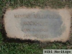 Minnie Williford Rockholt