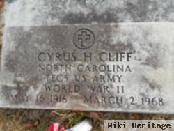 Cyrus H Cliff