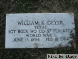 William K Geyer