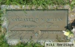 Margaret D Mcmillan