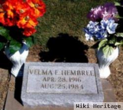 Velma E Shirk Hembree