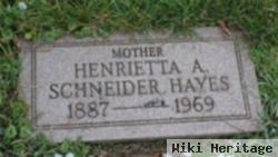 Henrietta A. Schneider Hayes