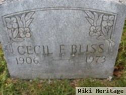 Cecil F Bliss