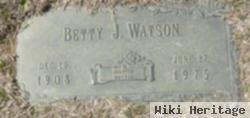 Betty J Watson