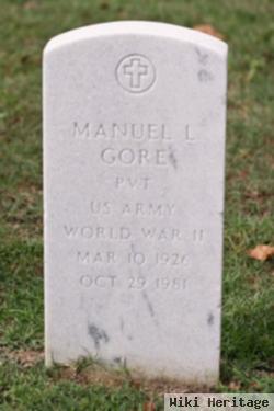 Pvt Manuel L Gore