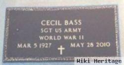 Sgt Cecil Bass