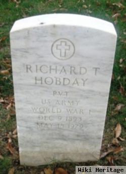 Richard T Hobday