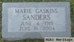 Marie Gaskins Sanders