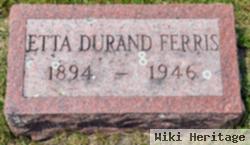 Etta Durand Ferris