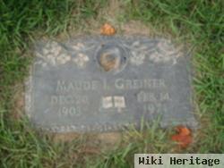 Maude I Greiner