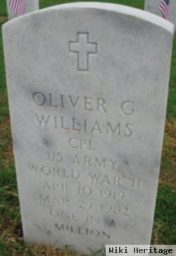 Oliver G Williams