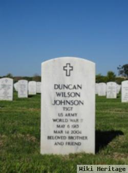 Duncan Wilson Johnson