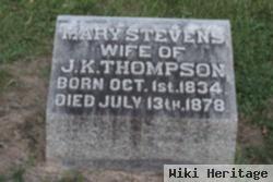 Mrs Mary Stevens Thompson