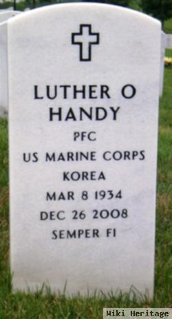 Pfc Luther O Handy