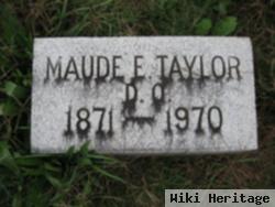 Dr Maude E. Ward Taylor