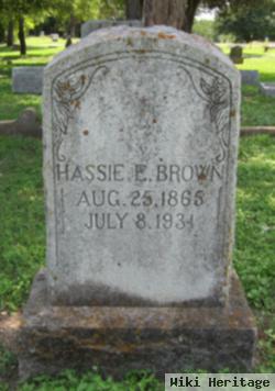 Hassie Elizabeth Evans Brown