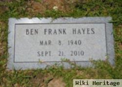 Ben Frank Hayes