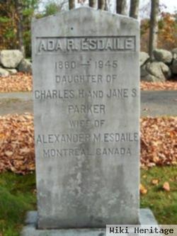 Ada R Parker Esdaile