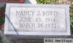 Nancy Josephine Edwards Bowin