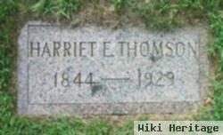 Harriet E Thomson