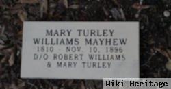 Mary Turley Williams Mayhew