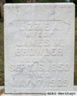 Elizabeth "lizzie" Armstrong Browder